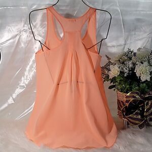 E & M  Lovely  Orange Top Size S  1851